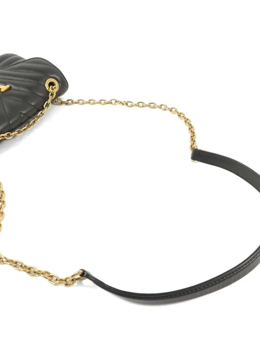 Louis Vuitton Pre-Owned PM New Wave schoudertas met kettingband Zwart