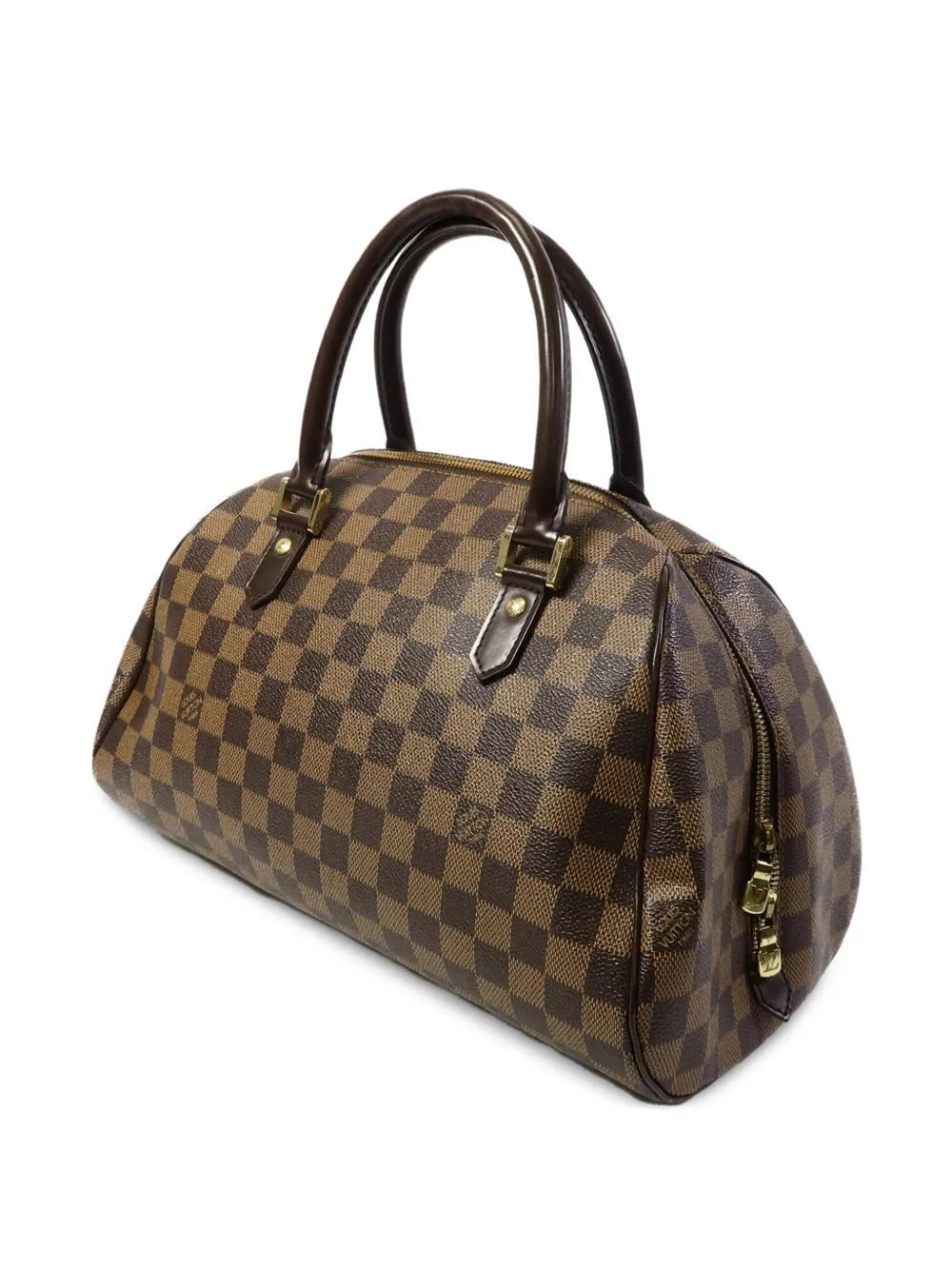 Louis Vuitton Pre-Owned Ribera MM Damier Ebene canvas shopper Bruin
