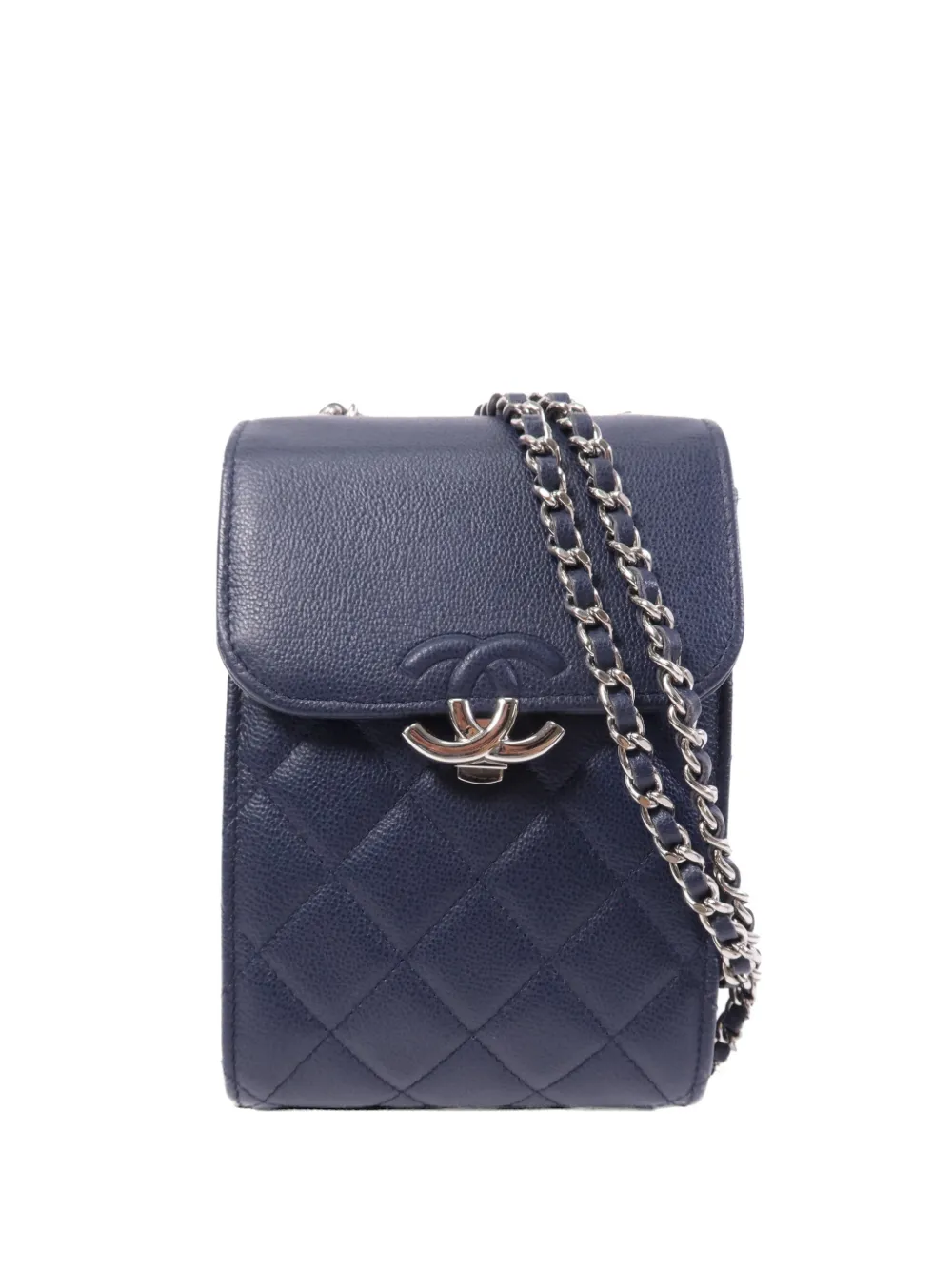 CHANEL Pre-Owned CC turn-lock shoulder bag - Blu