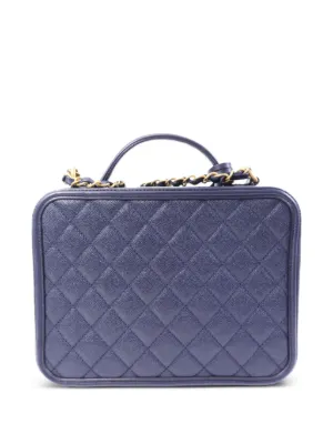 CHANEL Pre-Owned CC Coco Handle Tote Bag | Blue | FARFETCH ZA