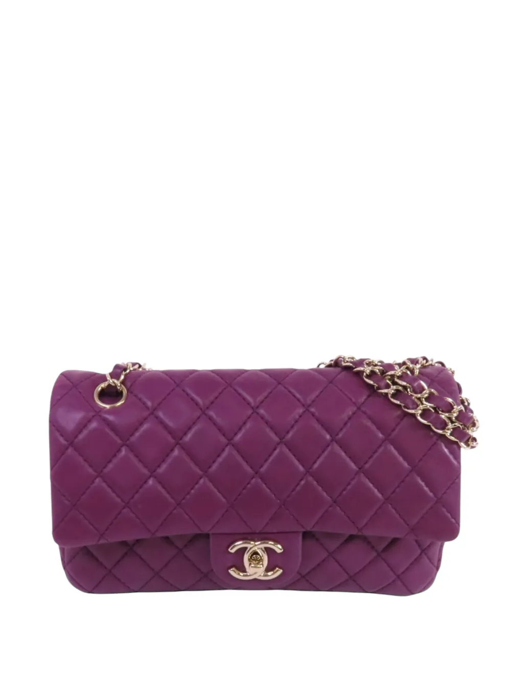 CHANEL Pre-Owned Classic 25 diamond-quilted shoulder bag - Violett