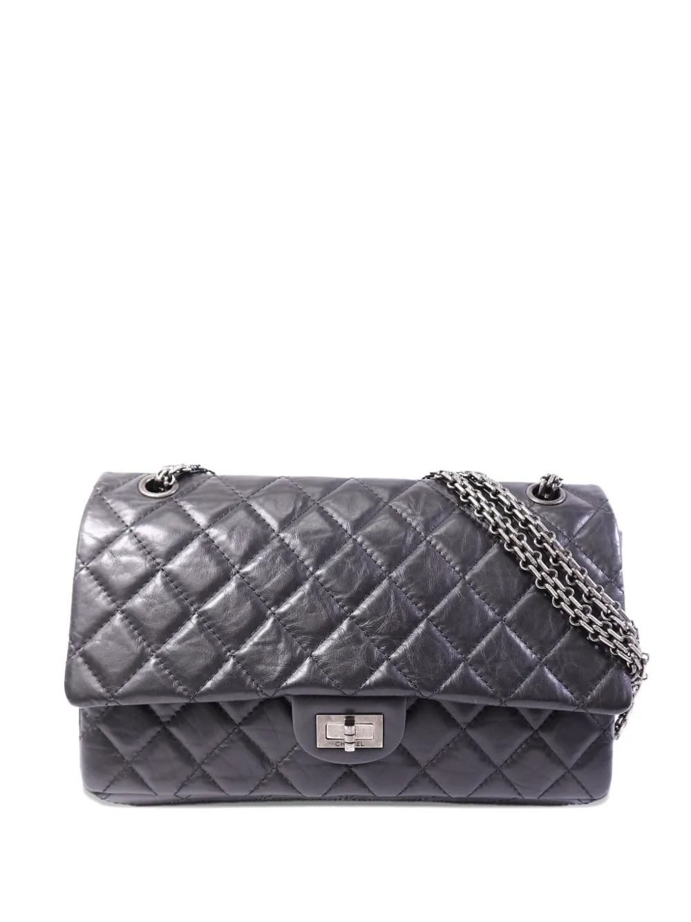 CHANEL Pre-Owned medium 2.55 Reissue quilted shoulder bag - Nero