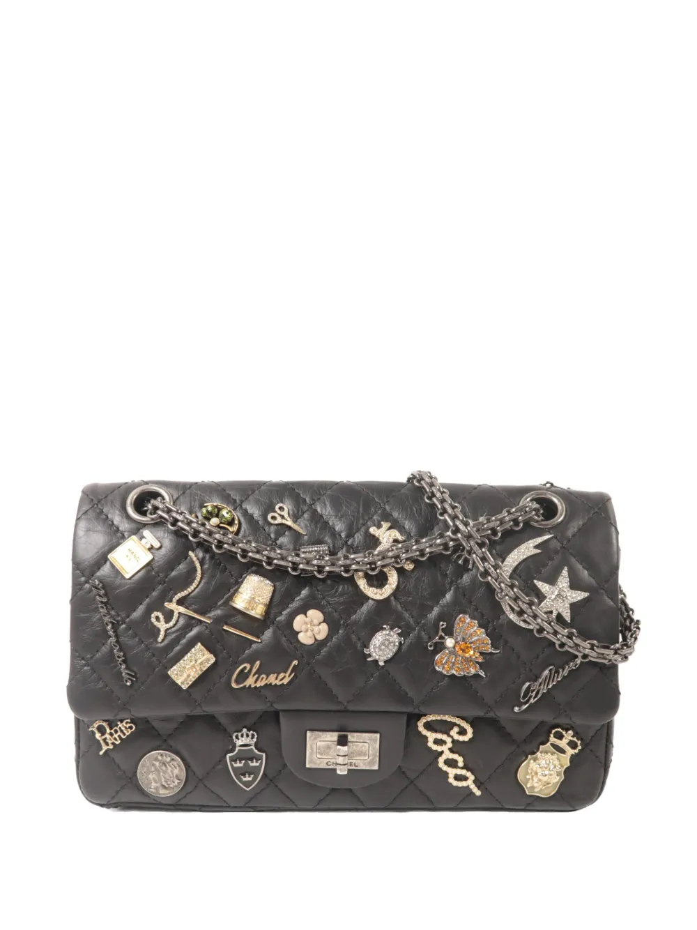 CHANEL Pre-Owned 2.55 Lucky Charms Reissue Double Flap shoulder bag - Schwarz