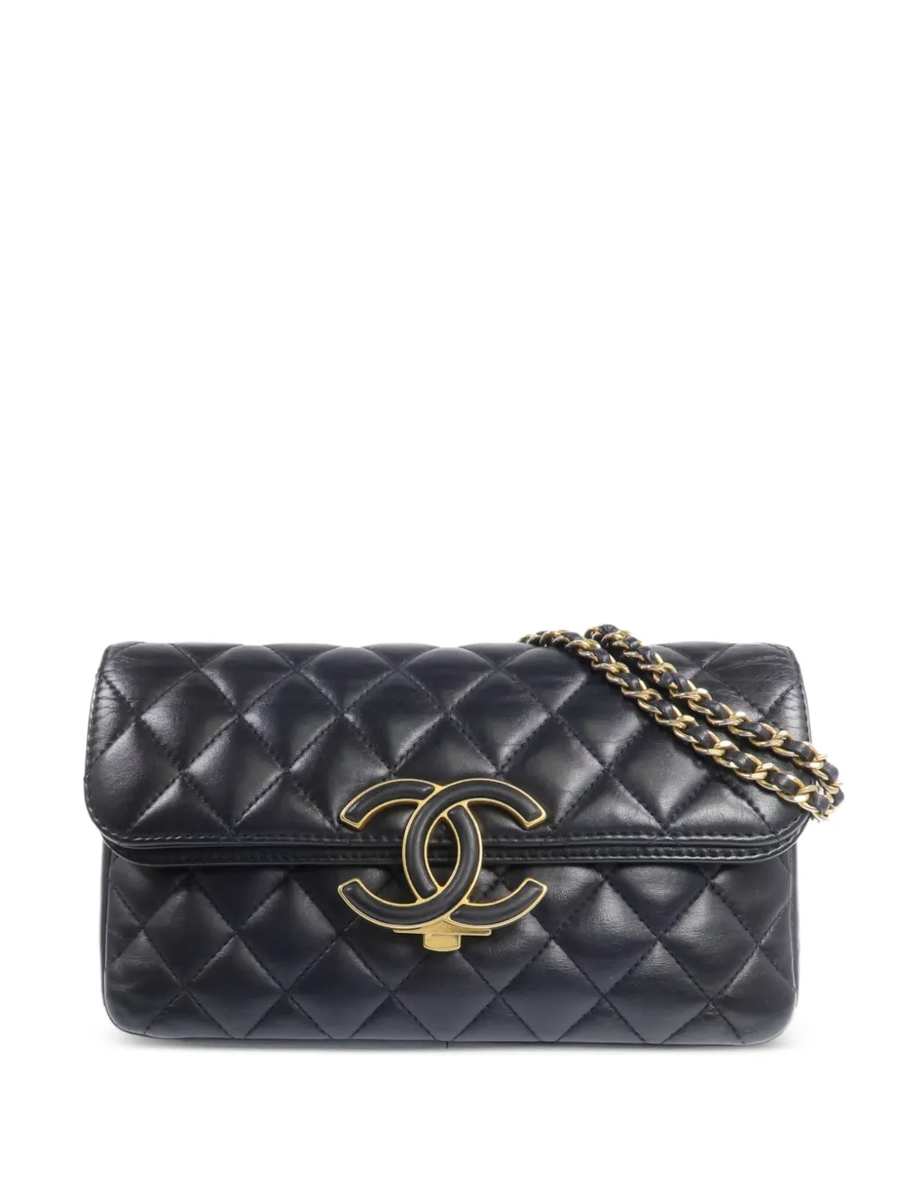 CHANEL Pre-Owned CC turn-lock quilted shoulder bag - Nero