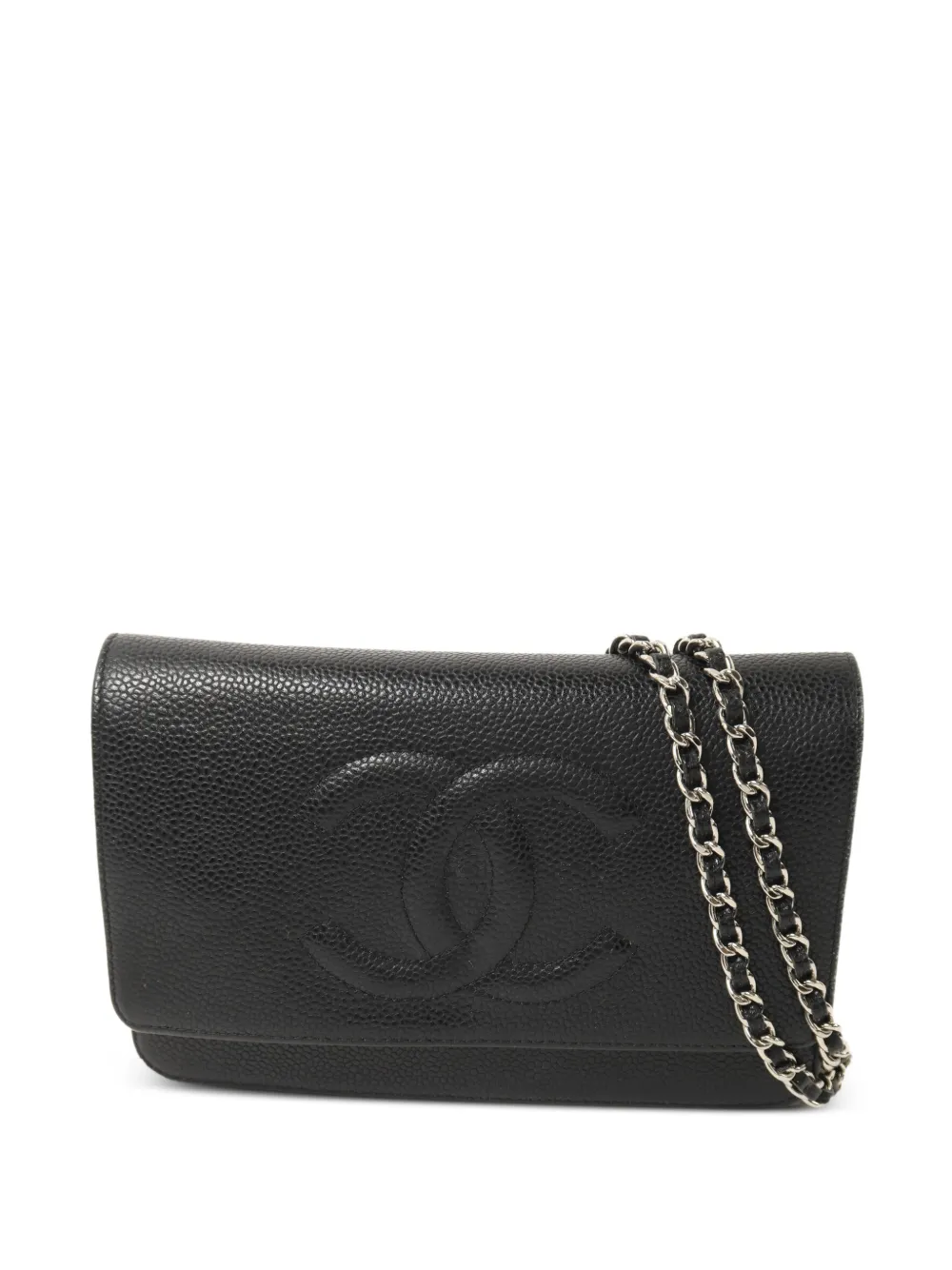 CHANEL Pre-Owned Timeless CC wallet on chain shoulder bag - Nero