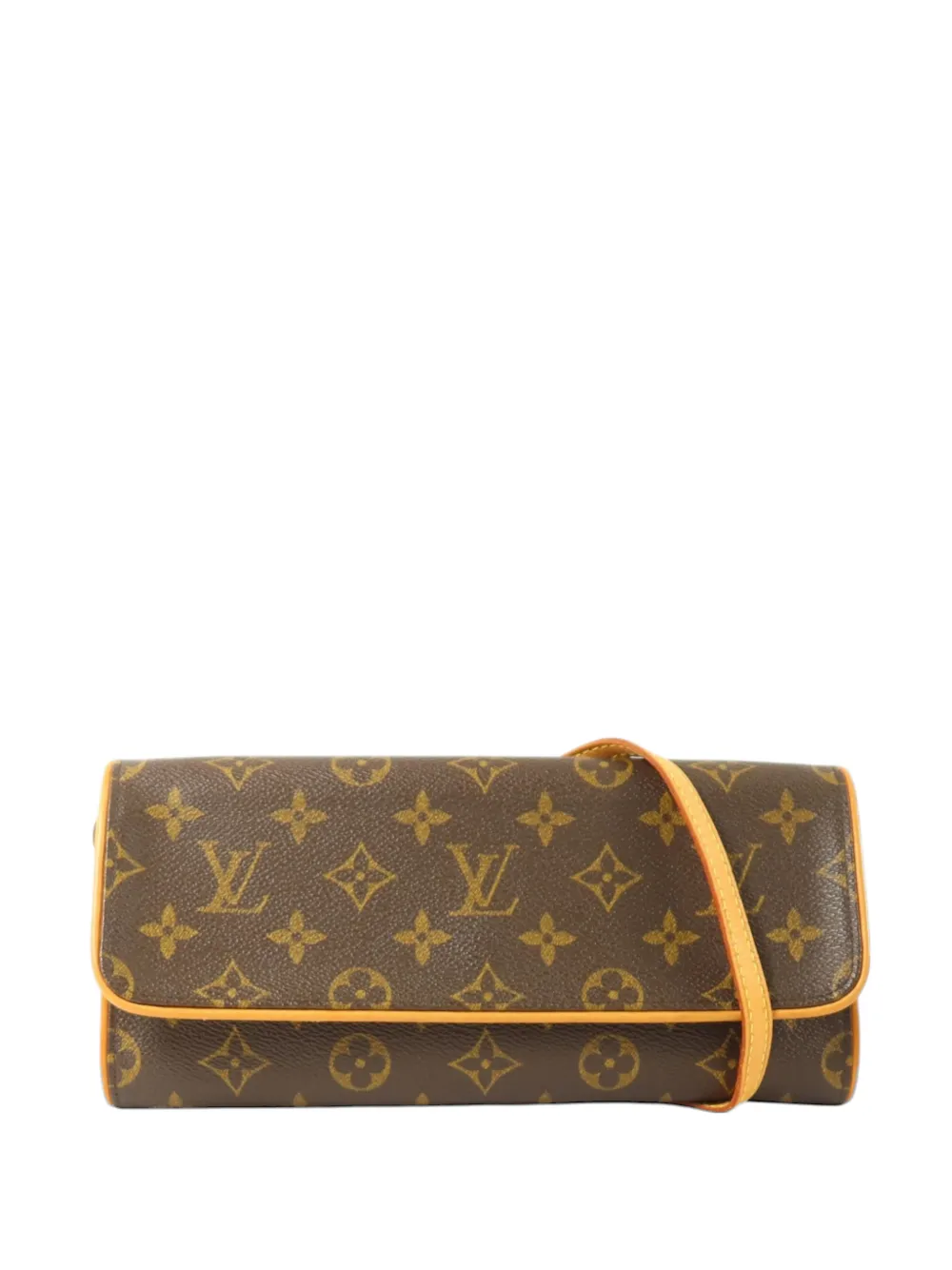 Louis Vuitton Pre-Owned GM Pochette Twin Monogram canvas shoulder bag - Brown