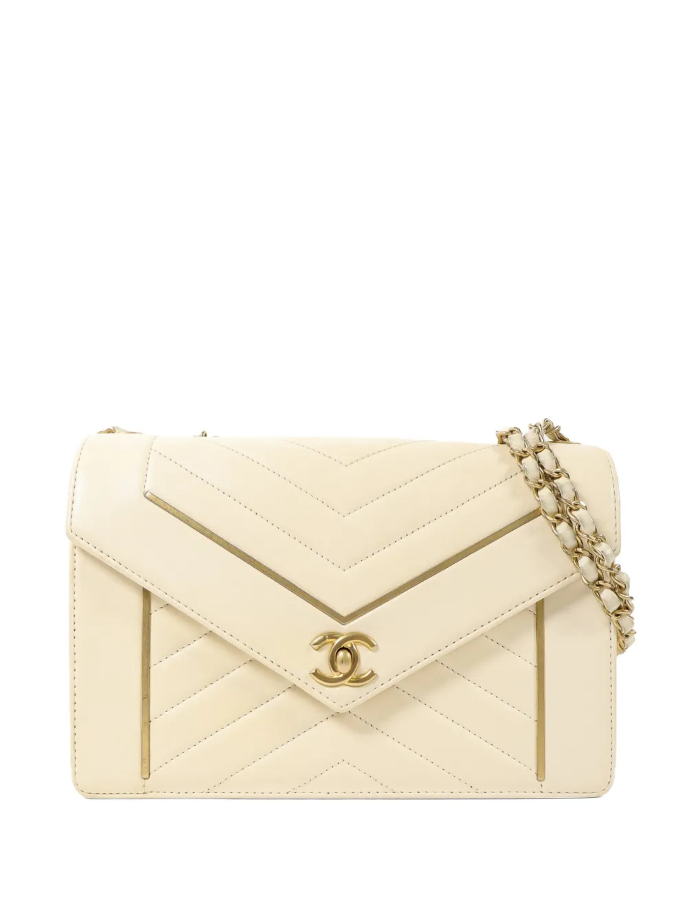 CHANEL Pre-Owned quilted CC turn-lock shoulder bag - Toni neutri