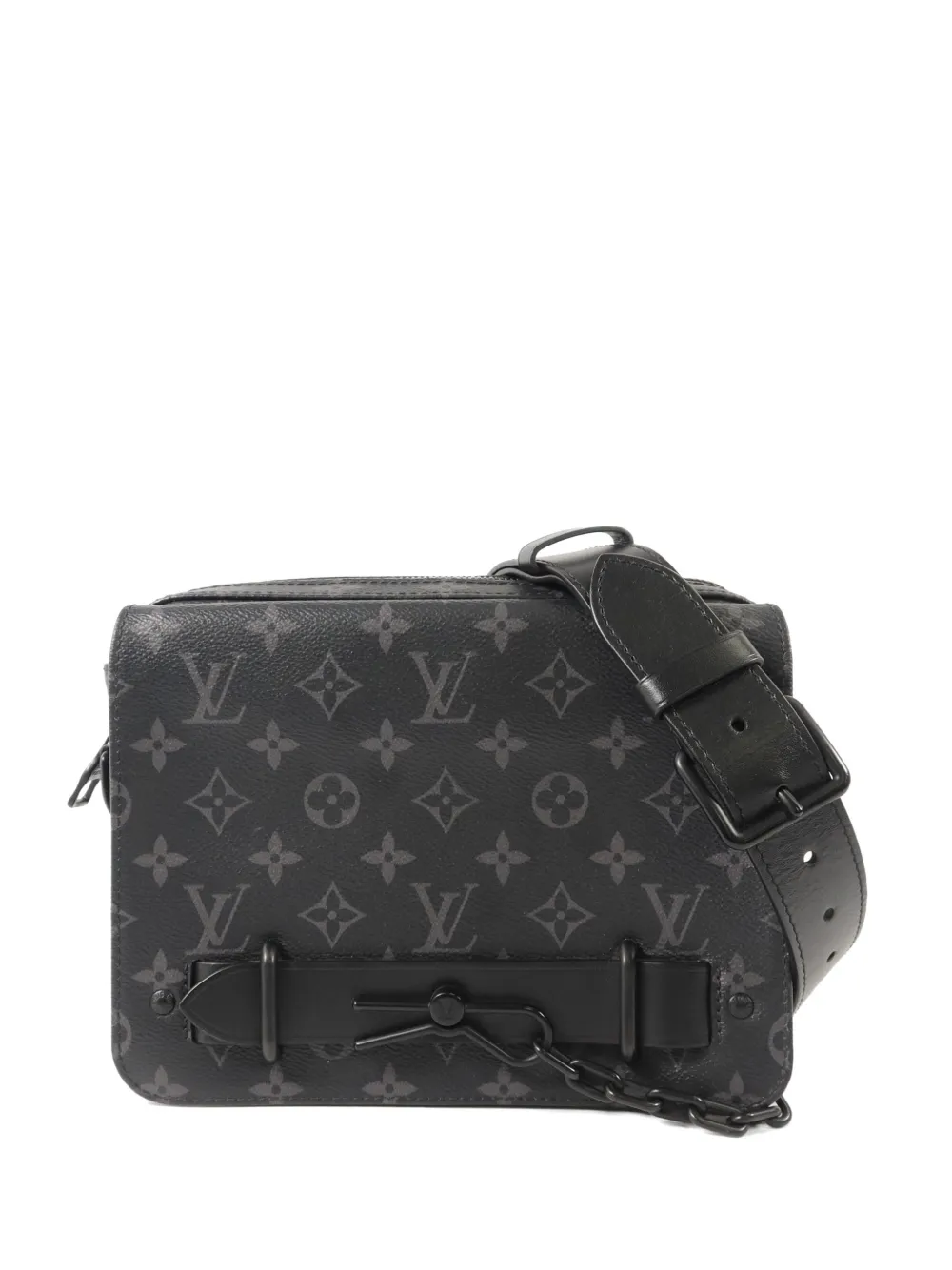 Louis Vuitton Pre-Owned Steamer Monogram Eclipse shoulder bag - Nero