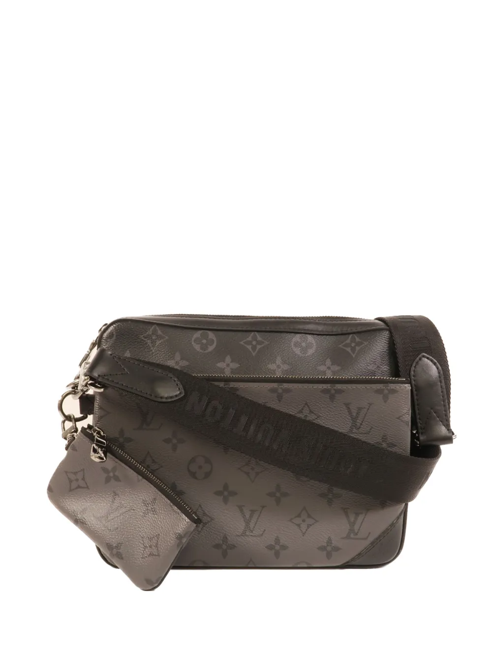 Louis Vuitton Pre-Owned Eclipse Trio Monogram-pattern messenger bag - Schwarz