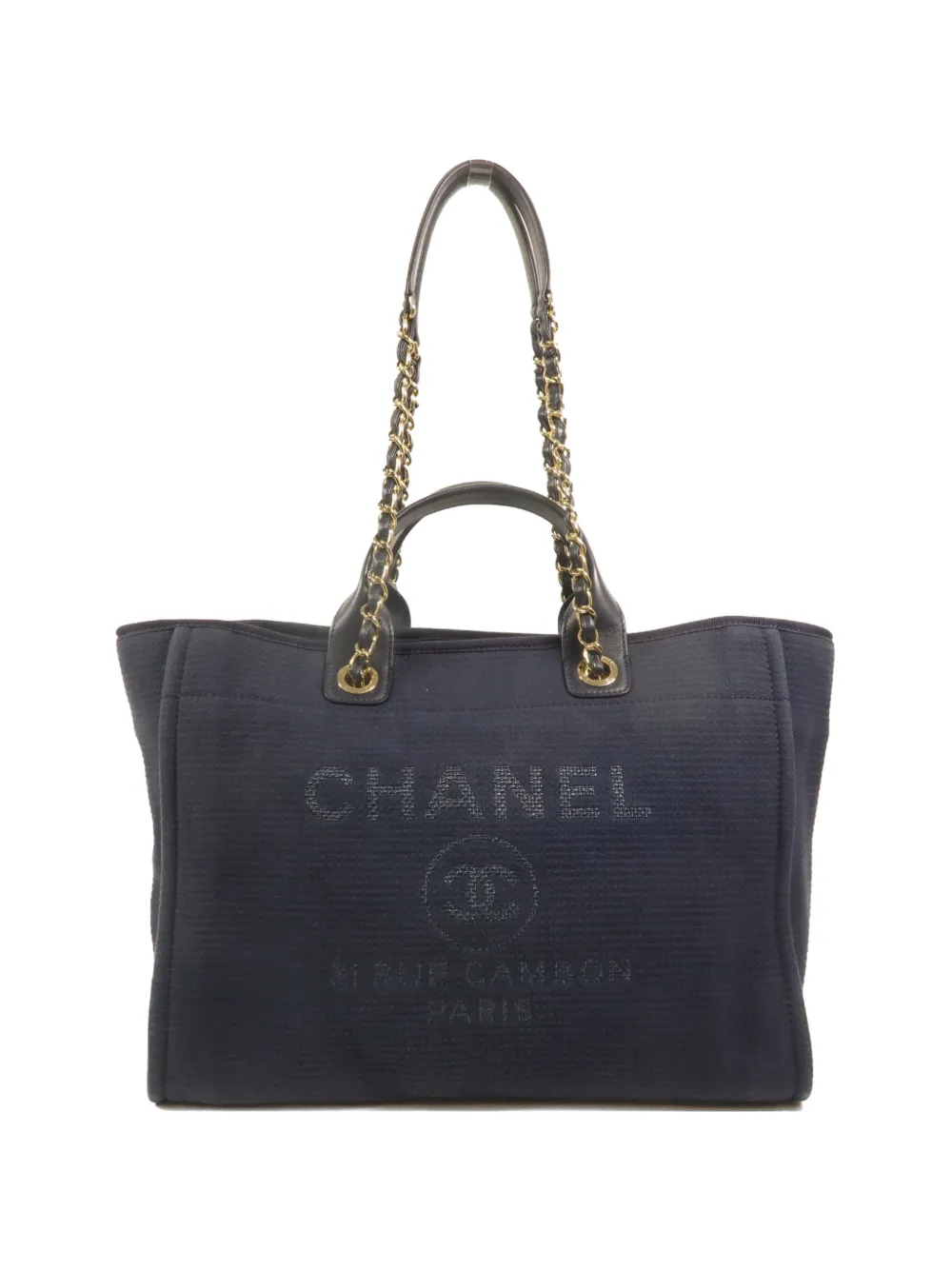 CHANEL Pre-Owned Deauville CC shoulder bag - Blu