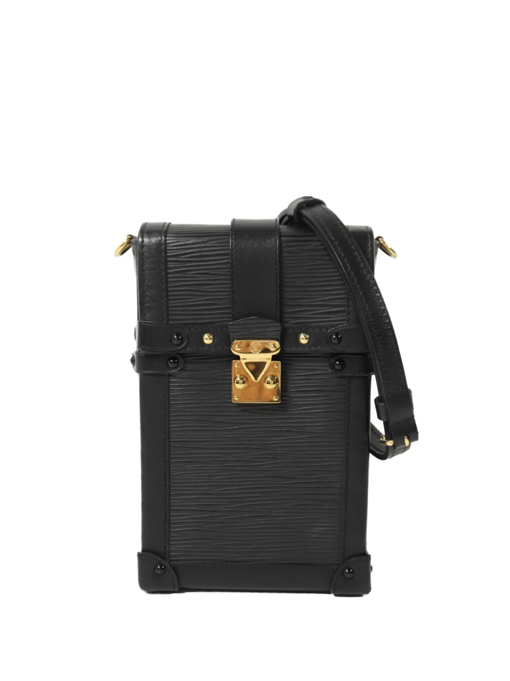 Louis Vuitton Pre-Owned Pochette Trunk leather shoulder bag - Nero