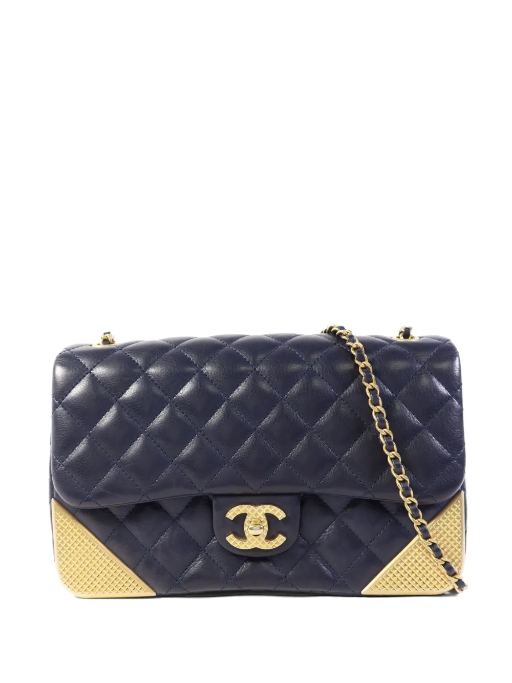 CHANEL Pre-Owned quilted CC turn-lock shoulder bag - Blue