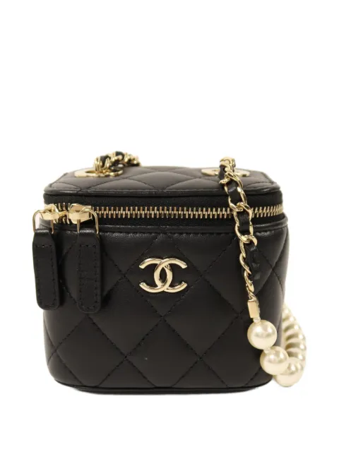 CHANEL Pre-Owned CC Mini Pearl vanity case