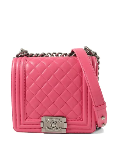 CHANEL Pre-Owned Boy quilted mini bag