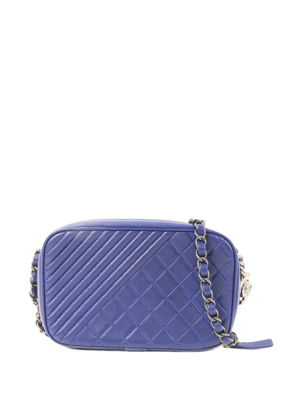 CHANEL Pre-Owned CC Carmera quilted shoulder bag - Blu