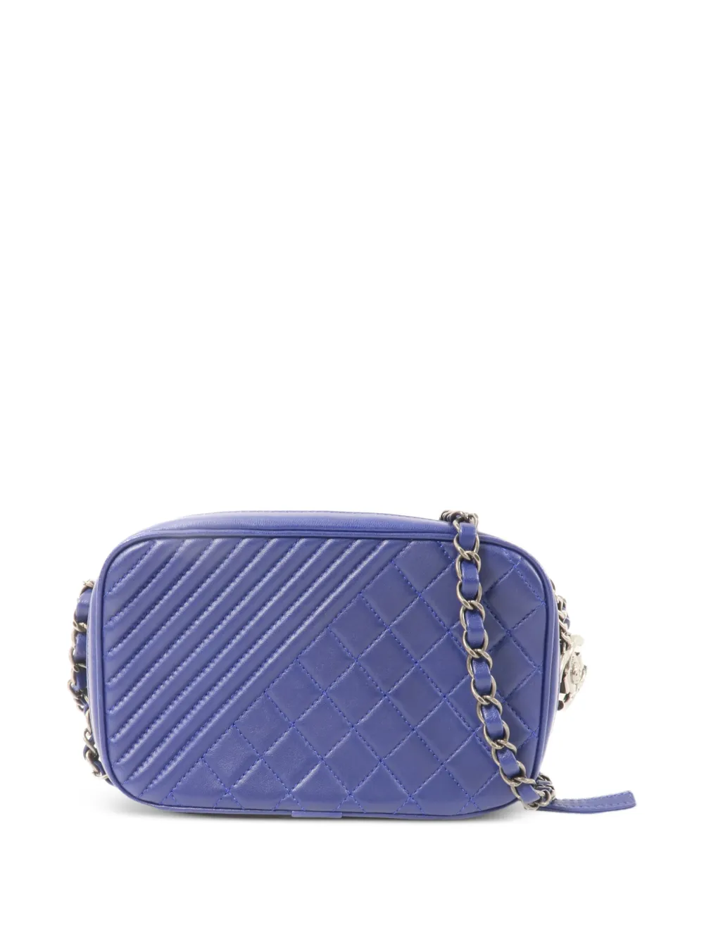 CHANEL Pre-Owned CC Carmera quilted shoulder bag - Blu