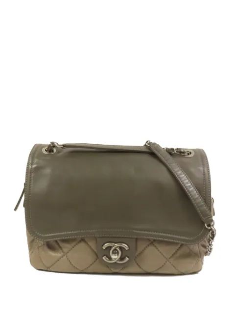 CHANEL Pre-Owned CC turn-lock quilted shoulder bag