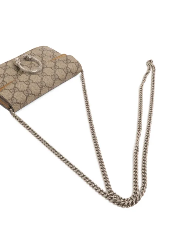 Gucci Pre-Owned Dionysus GG Supreme Shoulder Bag | Neutrals