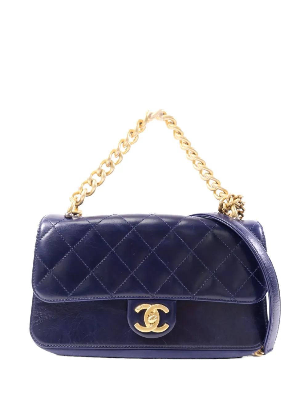 CHANEL Pre-Owned CC turn-lock shoulder bag - Blu