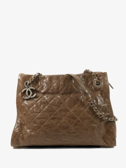 CHANEL Pre-Owned CC chain leather shoulder bag