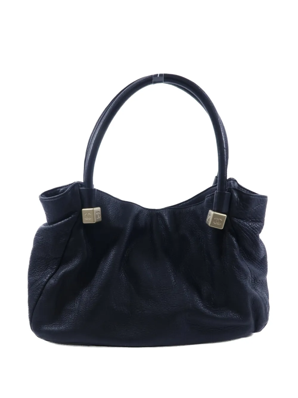 CHANEL Pre-Owned CC cube leather tote bag - Nero