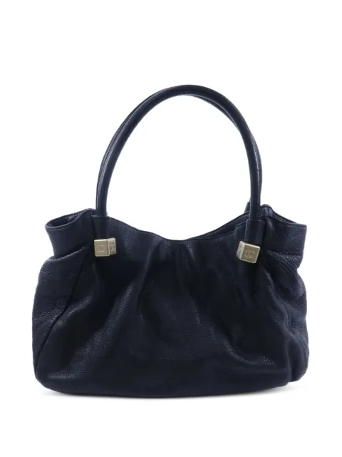 CHANEL Pre-Owned CC cube leather tote bag