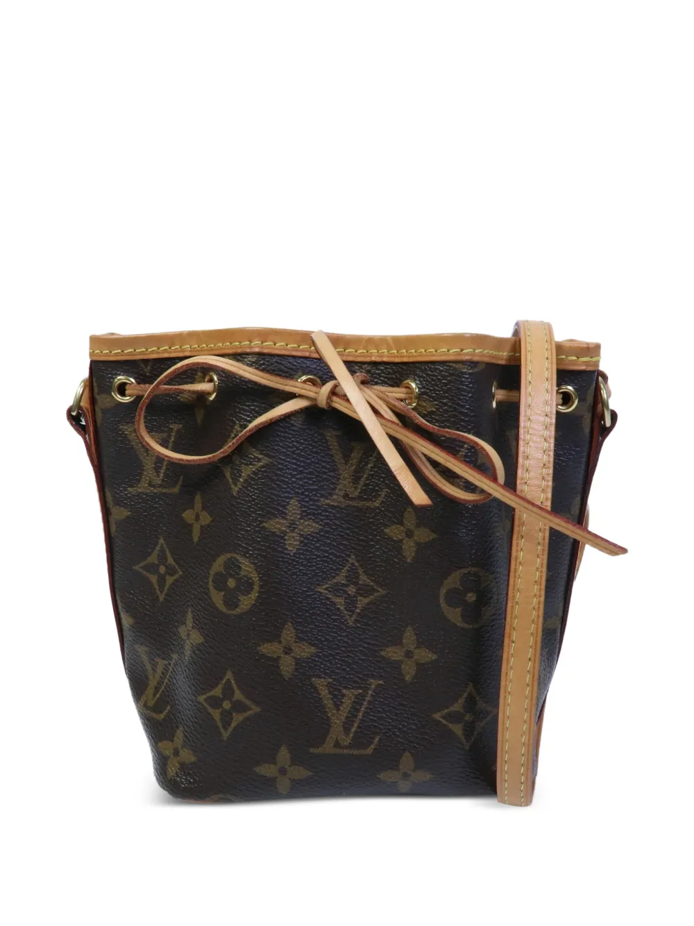 Louis Vuitton Pre-Owned nano Noé Monogram shoulder bag - Marrone