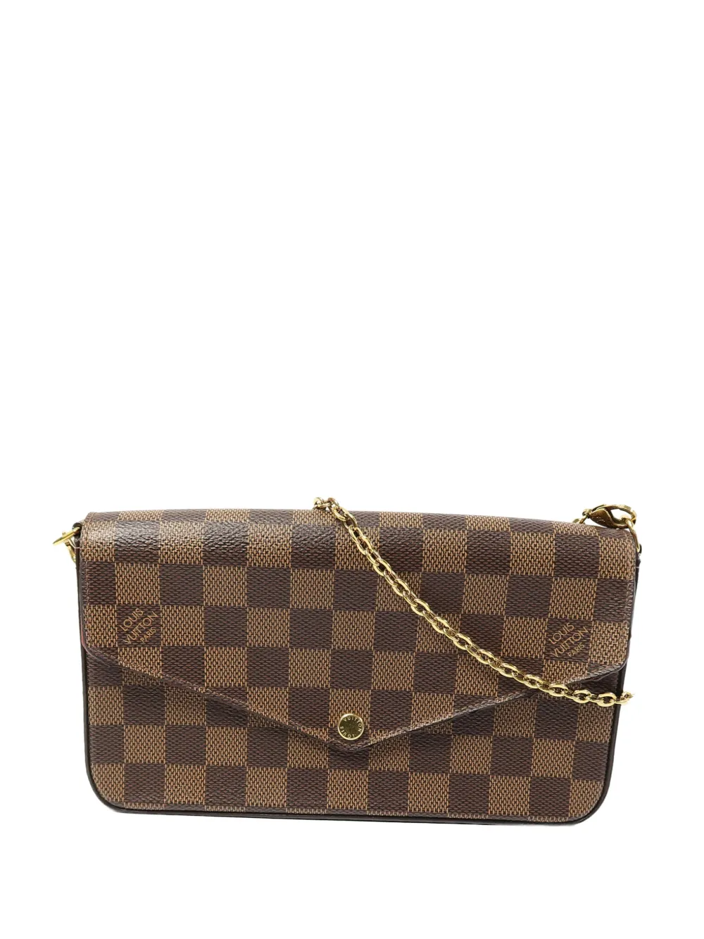 Louis Vuitton Pre-Owned Félicie Damier shoulder bag - Marrone