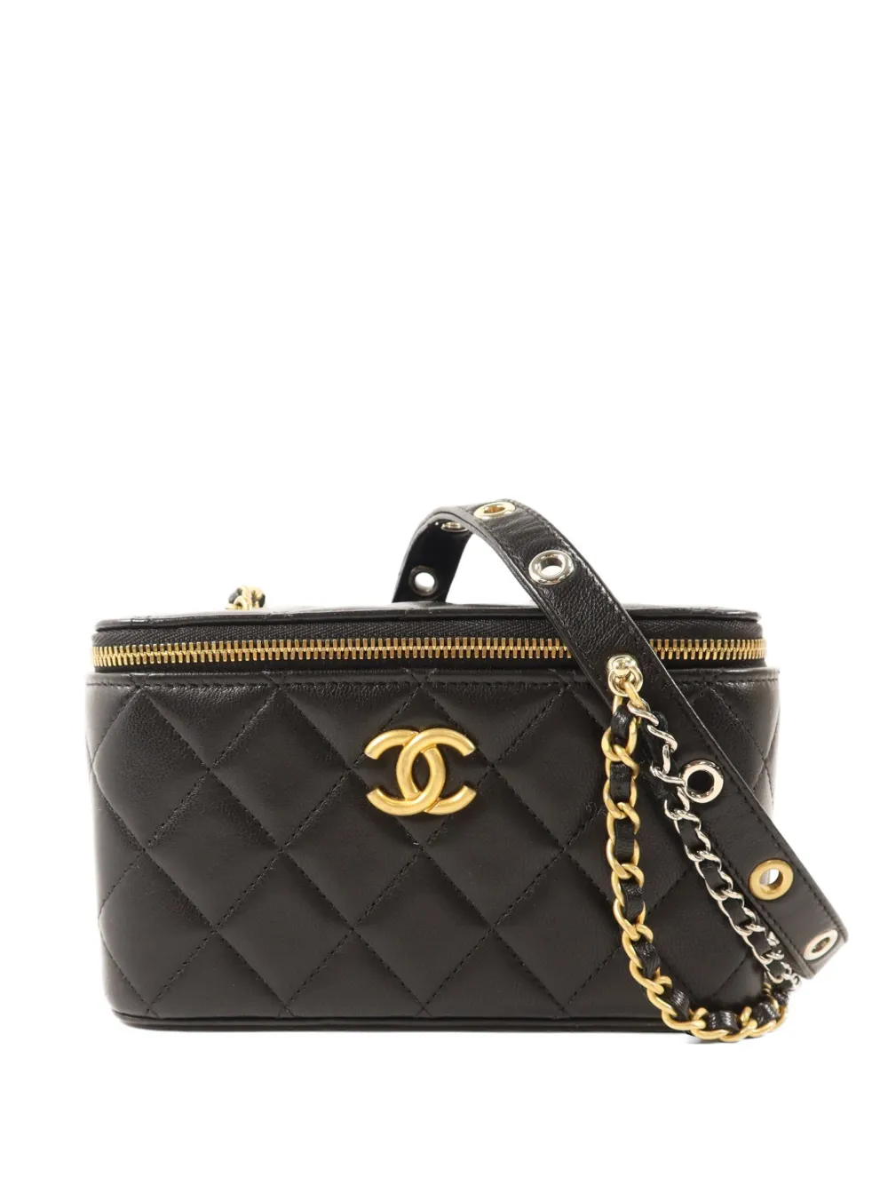 CHANEL Pre-Owned Vanity diamond-quilting shoulder bag - Nero
