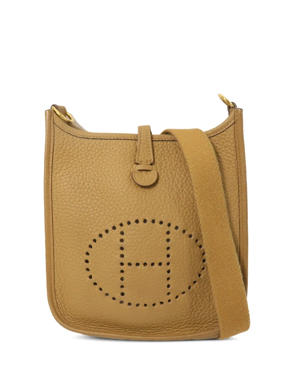 Hermès Pre-Owned TPM Evelyne leather cross body bag - Nude