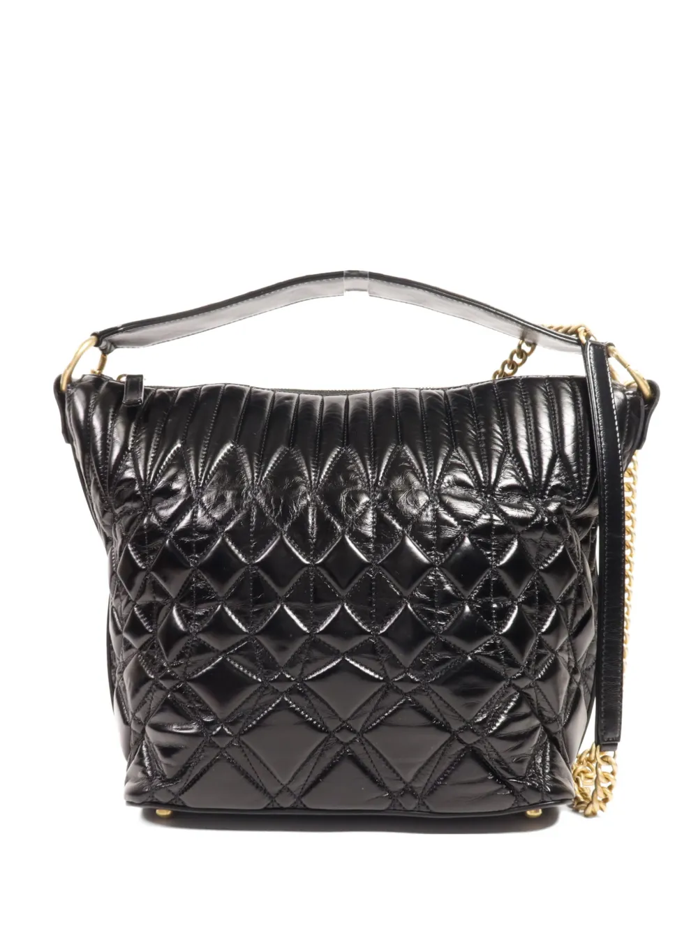 CHANEL Pre-Owned CC diamond-quilted shoulder bag - Nero