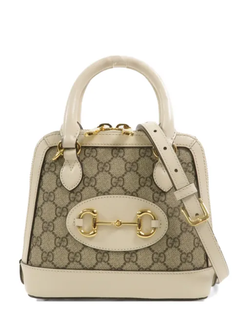 Gucci Pre-Owned Horsebit 1955 GG shoulder bag