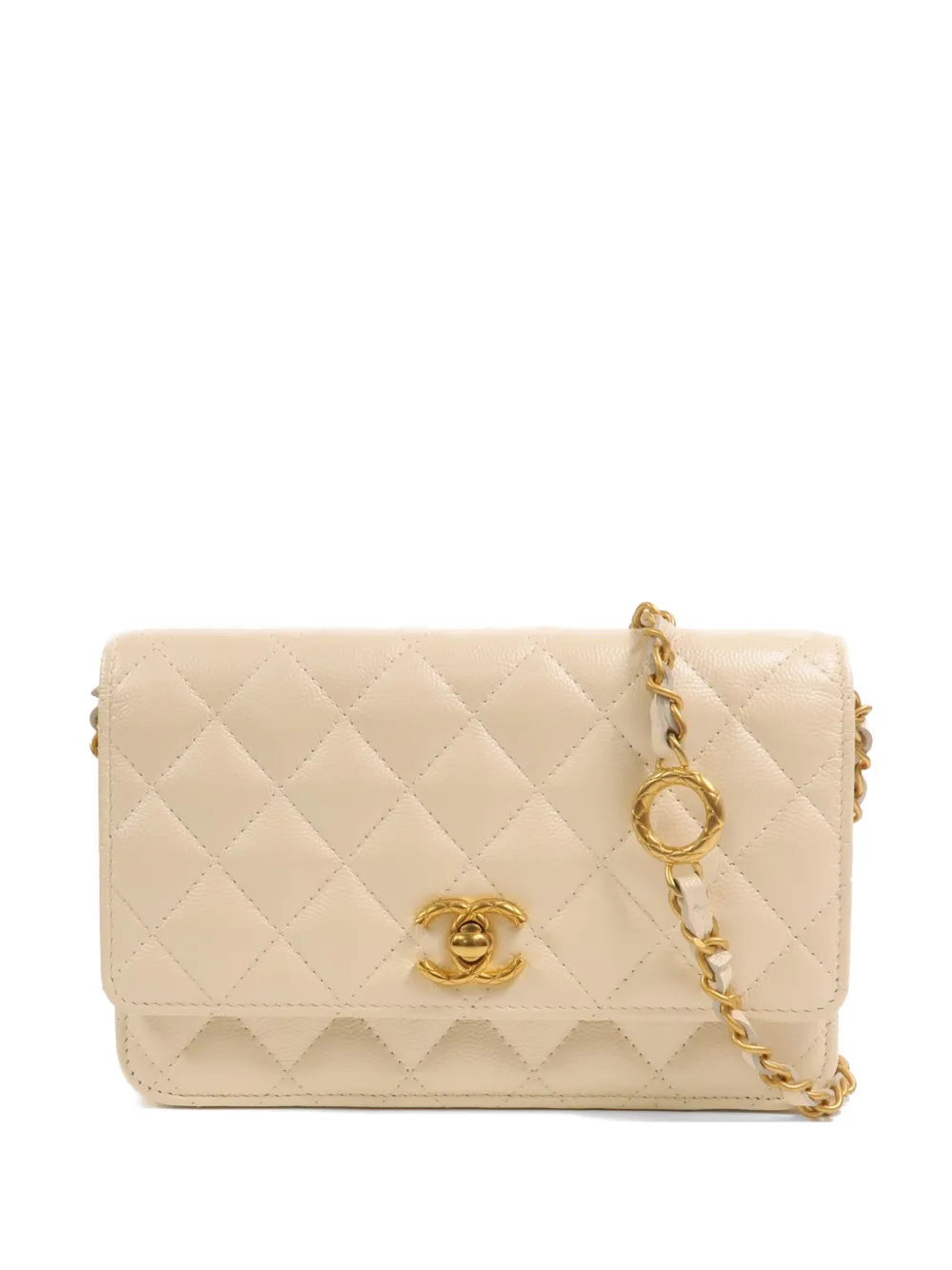 CHANEL Pre-Owned quilted CC turn-lock shoulder bag - Toni neutri