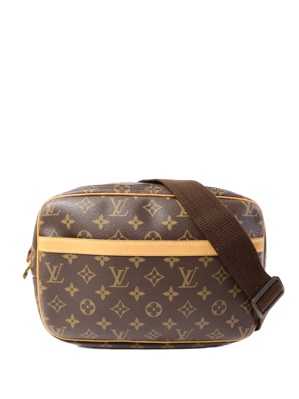 Louis Vuitton Pre-Owned PM Reporter Monogram canvas shoulder bag - Braun