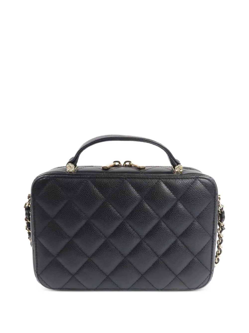 CHANEL Pre-Owned Gewatteerde shopper met CC-draaislot Zwart