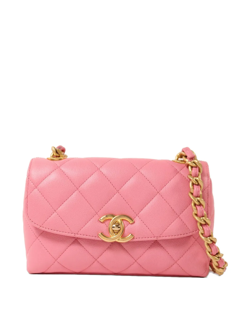 CHANEL Pre-Owned CC turn-lock shoulder bag - Rosa