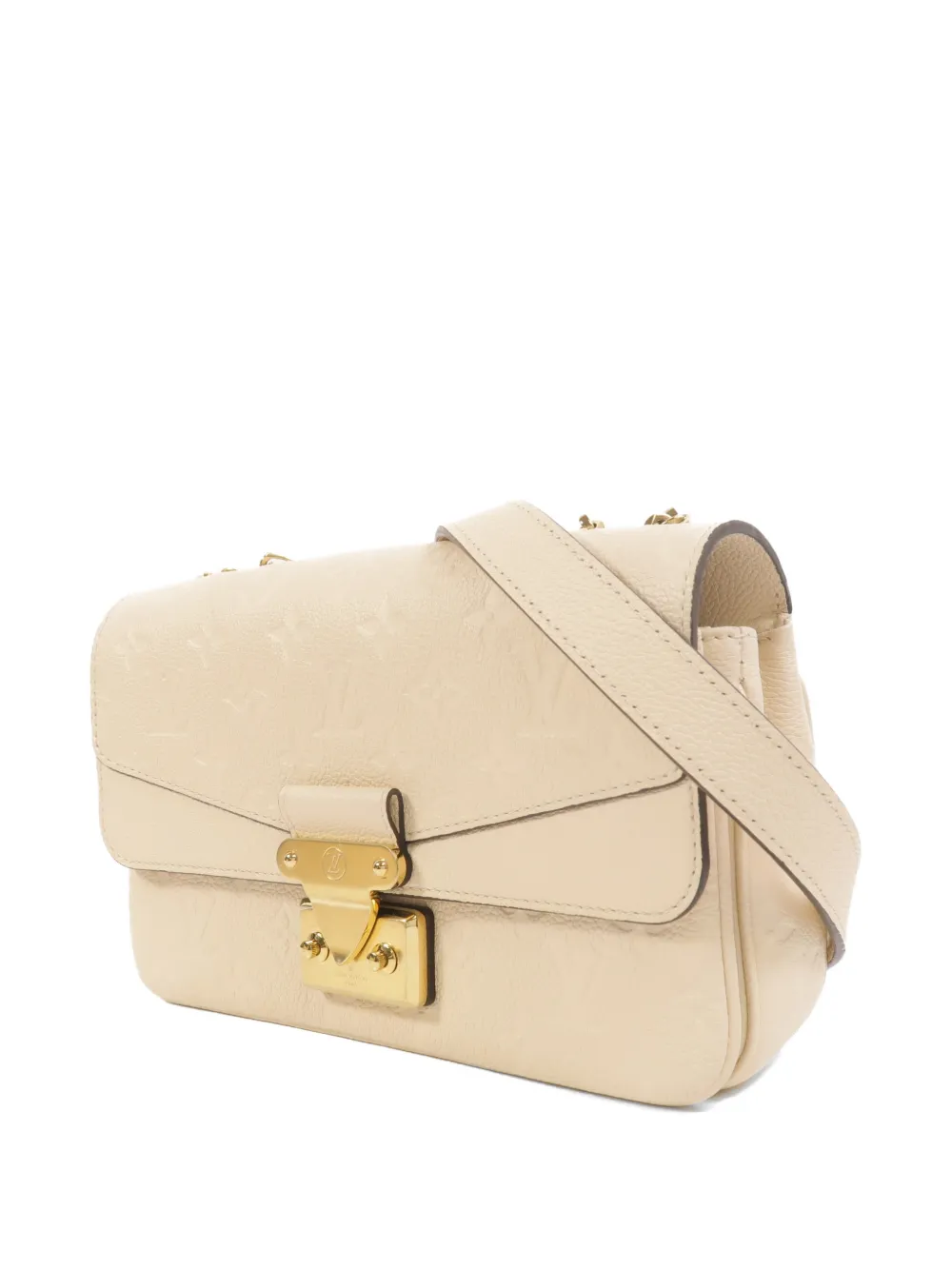 Louis Vuitton Pre-Owned Empreinte Marceau schoudertas met monogram Beige