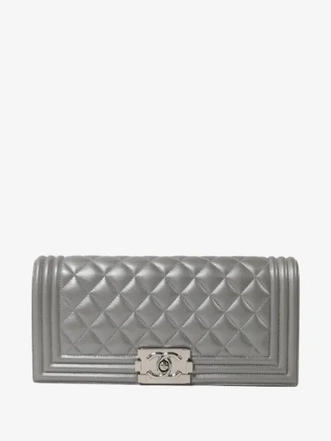 CHANEL Pre-Owned bolsa de mano Boy capitonada