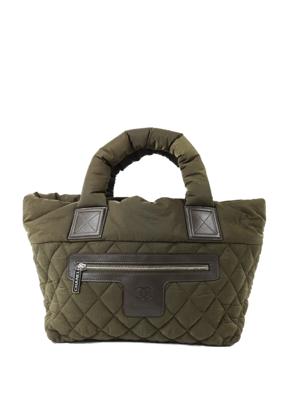 CHANEL Pre-Owned Coco Cocoon quilted shoulder bag - Verde
