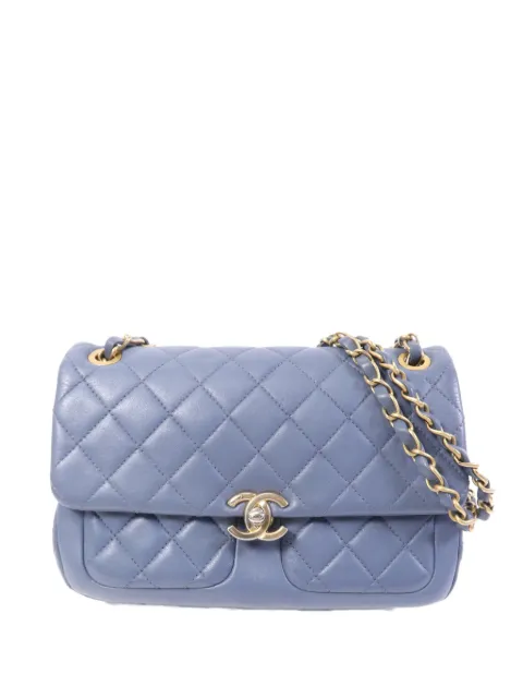 CHANEL Pre-Owned CC turn-lock quilted shoulder bag