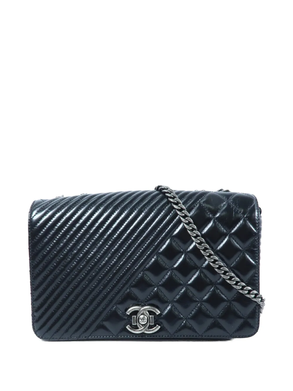 CHANEL Pre-Owned Boy leather flap bag - Black