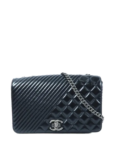 CHANEL Pre-Owned Boy leather flap bag