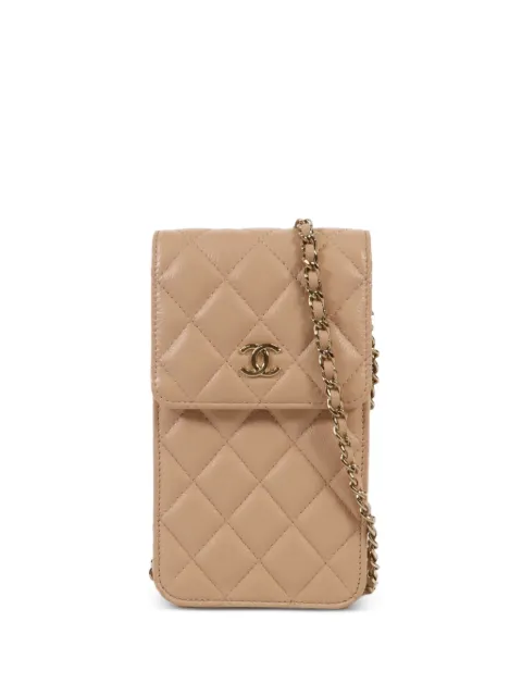 CHANEL Pre-Owned coque de smartphone matelassé à logo