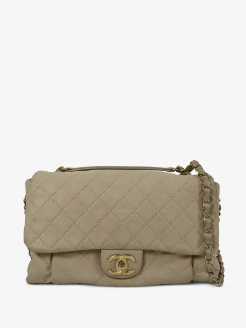 CHANEL Pre-Owned tote con cierre giratorio y logo CC