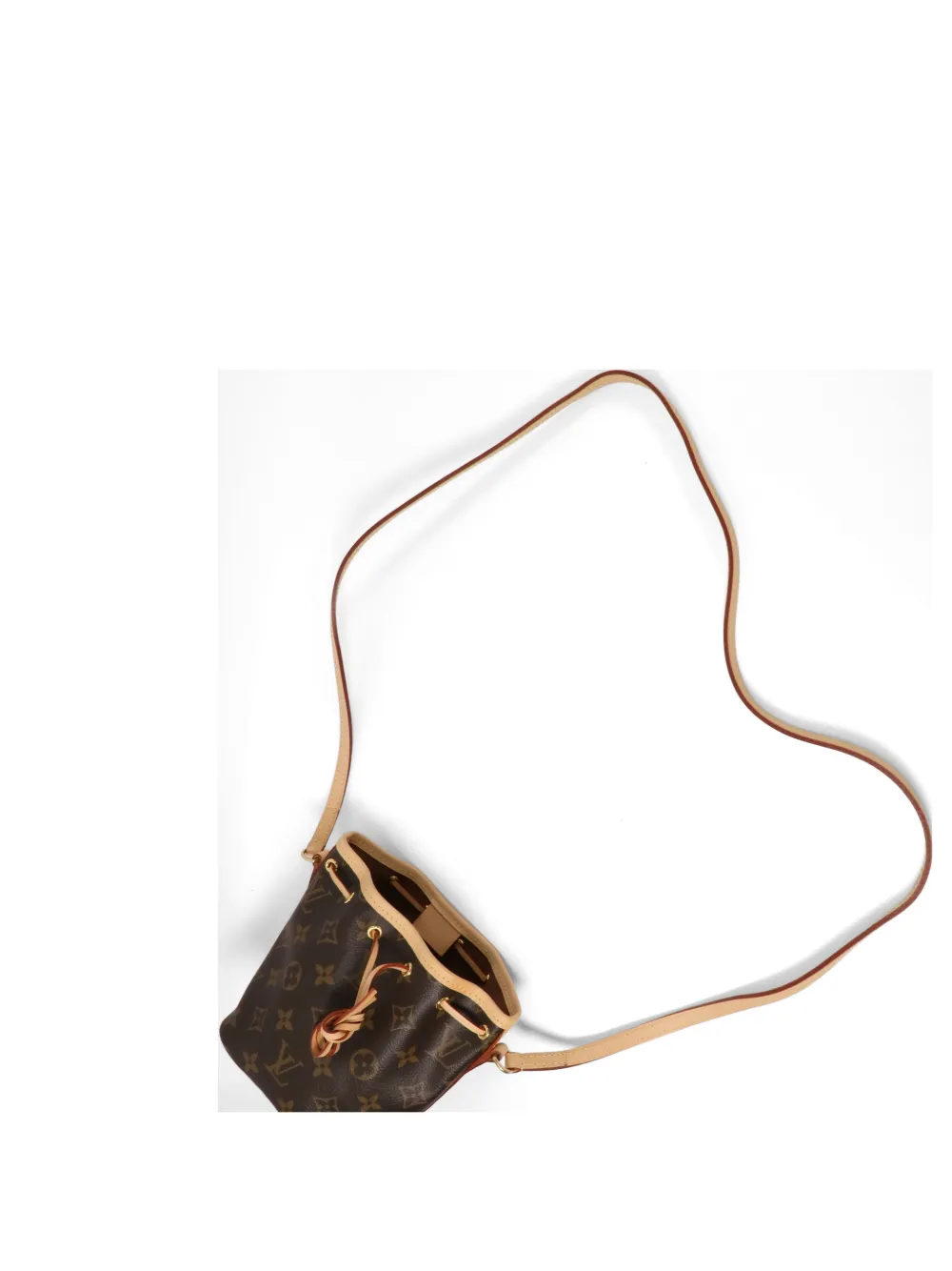 Louis Vuitton Pre-Owned nano Noe Monogram bucket bag - Marrone