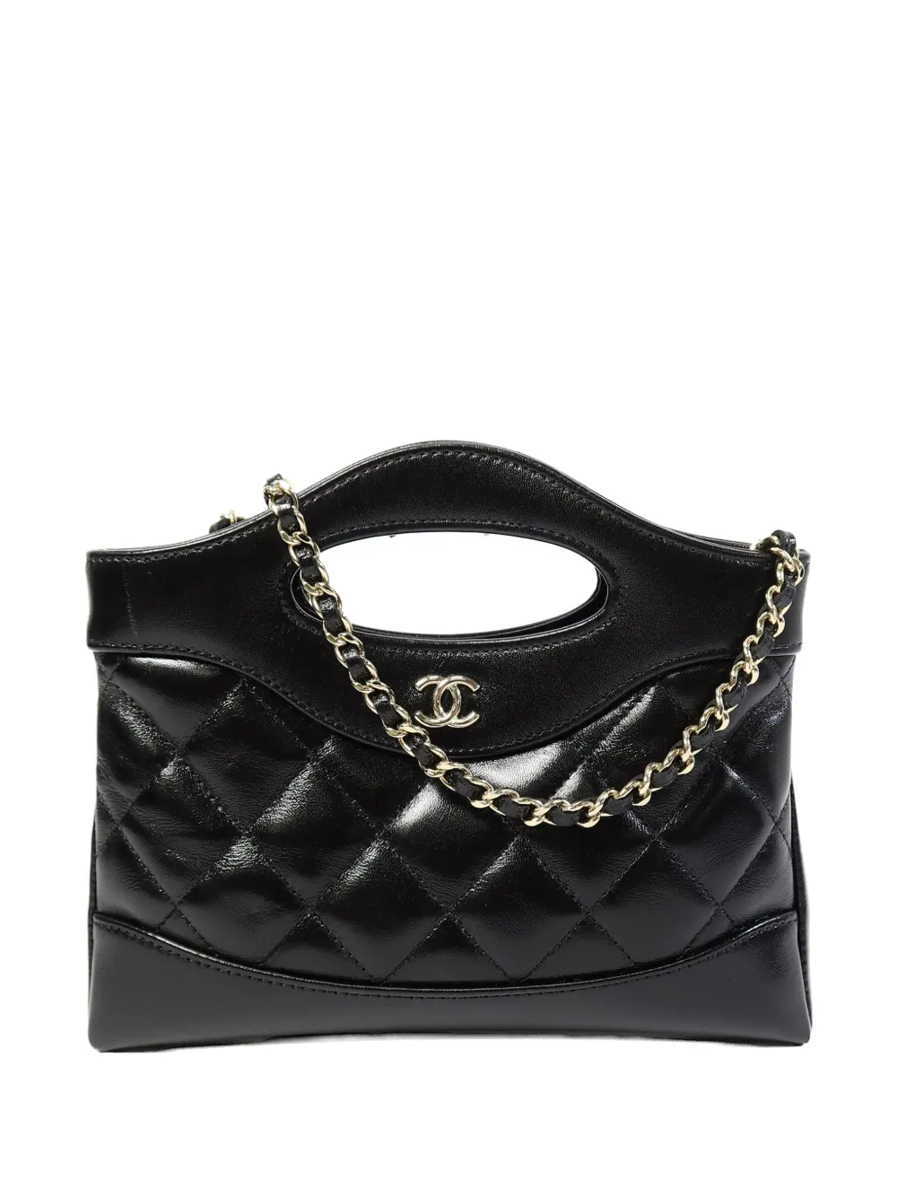 CHANEL Pre-Owned nano 31 quilted tote bag - Black
