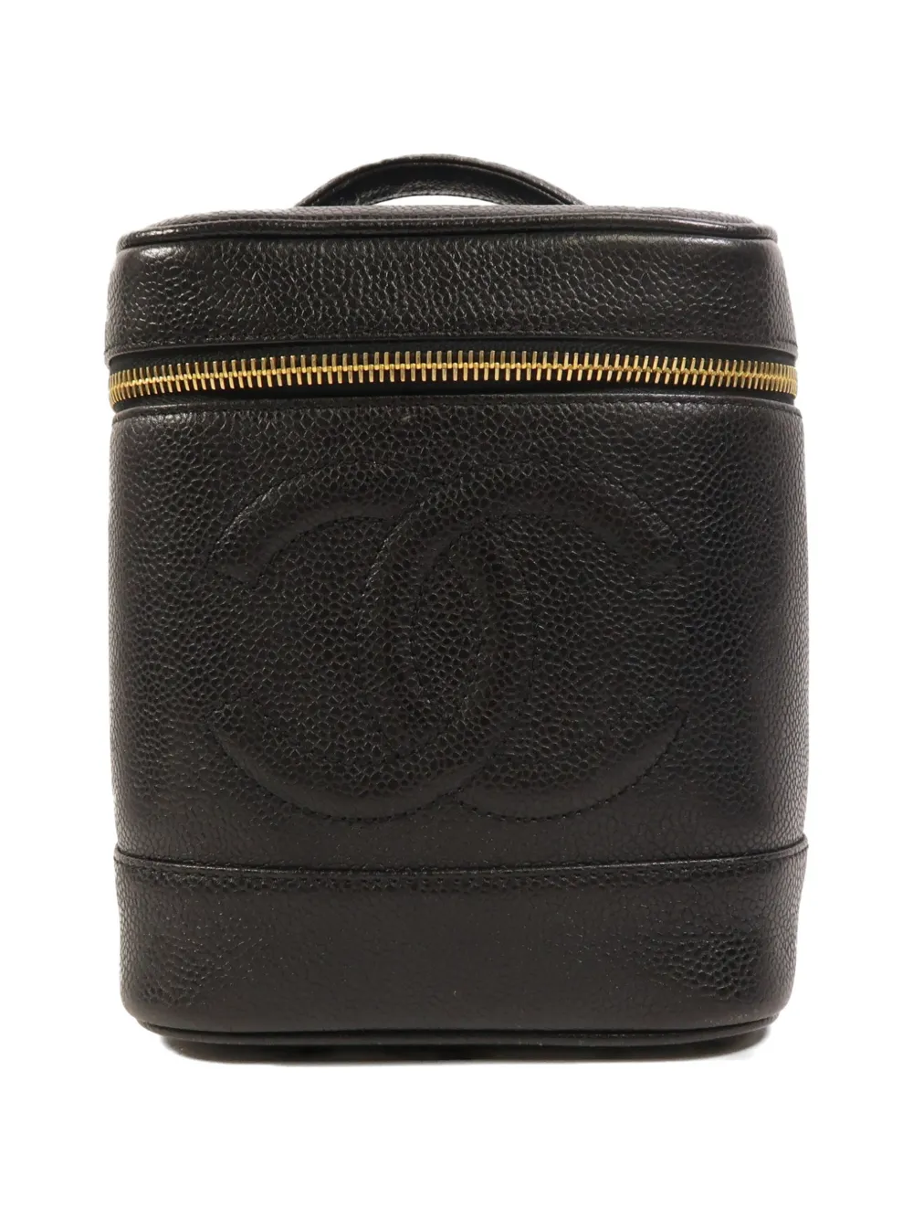 CHANEL Pre-Owned CC GHW Vanity wash bag - Nero