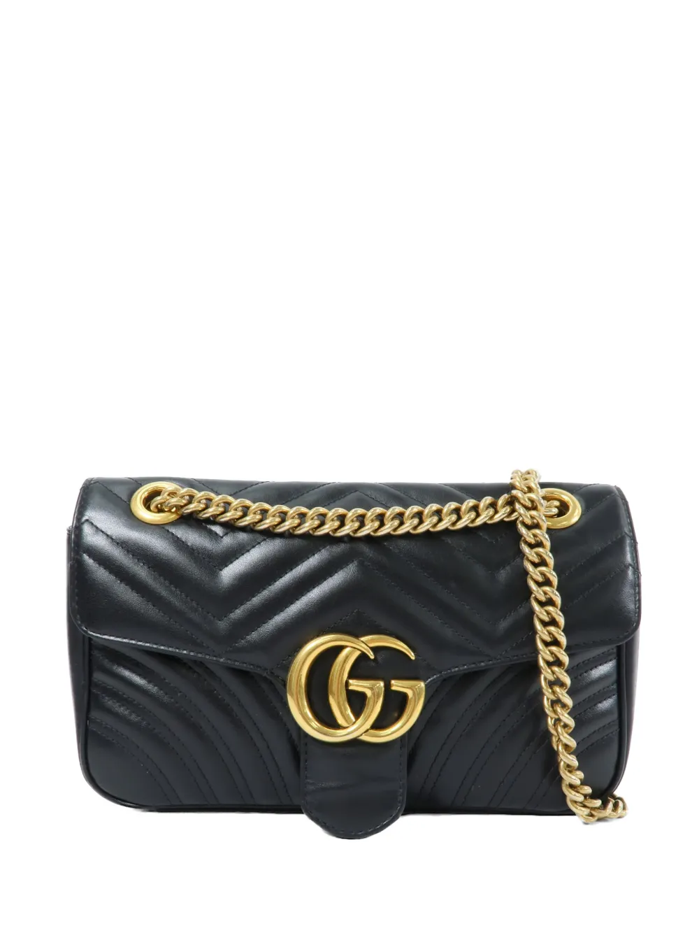Gucci Pre-Owned GG Marmont shoulder bag - Nero