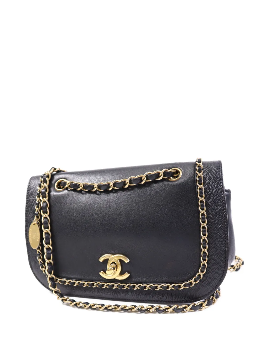 CHANEL Pre-Owned CC turn-lock chain shoulder bag - Nero