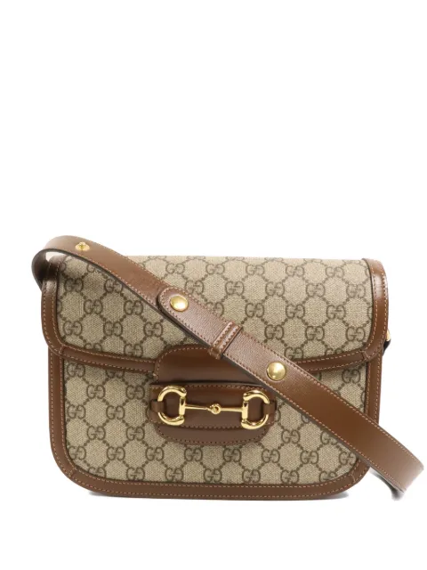 Gucci Pre-Owned 1955 GG horsebit-detail shoulder bag
